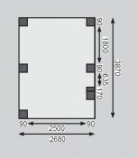 Carport ECO 1B 62025