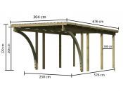 Carport ECO 2C 62033