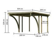 Carport ECO 1C 62027