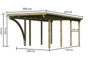 Carport ECO 2B 62031