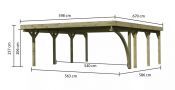 Carport CLASSIC 2B 61961