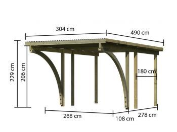 Carport ECO 1C 62027