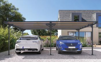 Kovový přístřešek / carport TRIGANO JARDIN MISTRAL DOUBLE