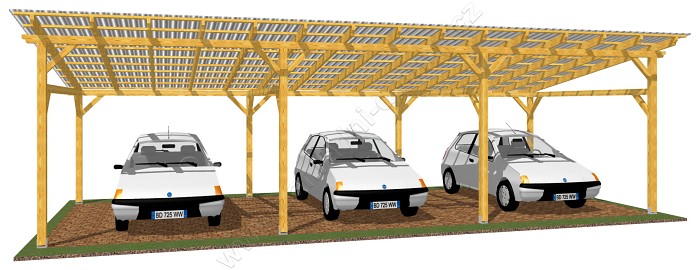 Garážové stání Klasik 1043x400