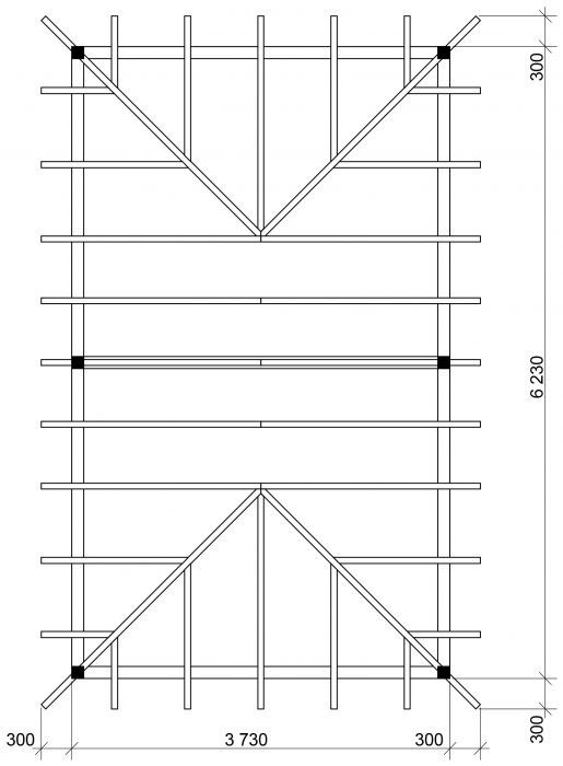 Garážové stání Valba 350x600 KVH NSi