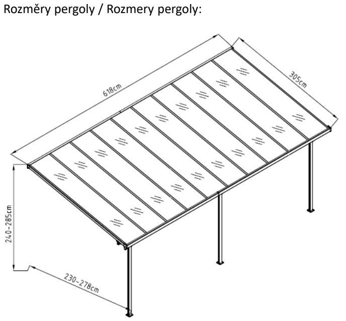 Zahradní pergola Bruce J