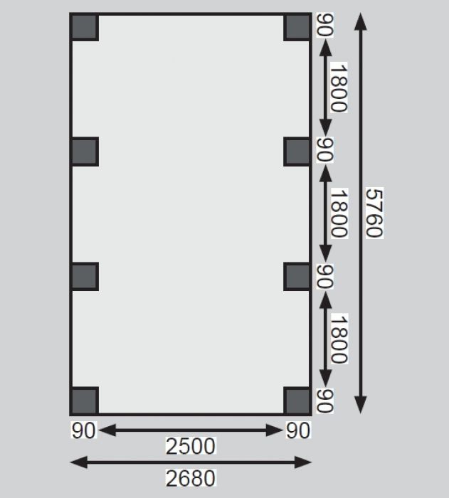 Carport ECO 2A 62029