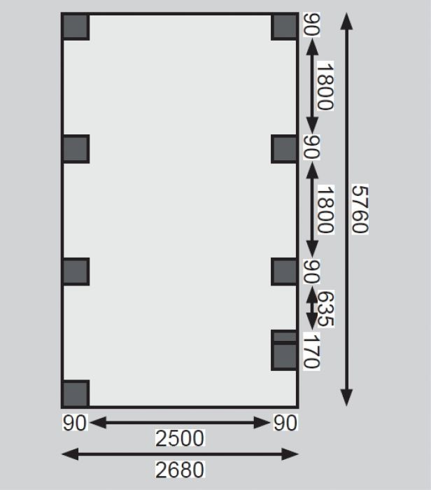 Carport ECO 2B 62031